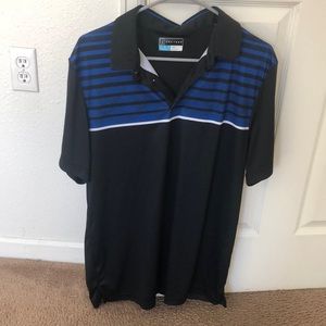 PGA Tour navy white and black golf polo